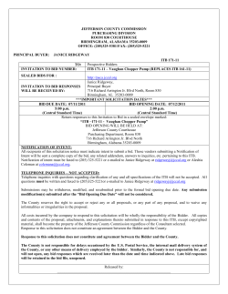 attention all bidders