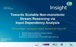 Towards Scalable Non-monotonic Stream