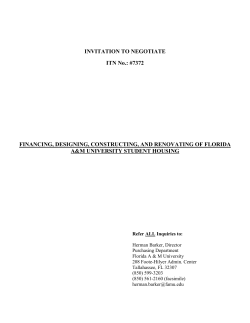 invitation to negotiate