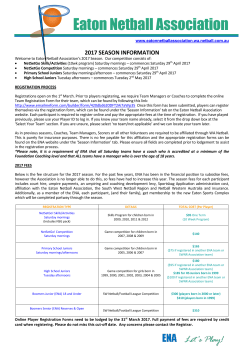 EATON BASKETBALL ASSOCIATION Inc 2005/2006