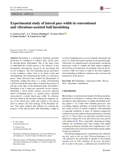Experimental study of lateral pass width in