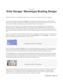 How Girls` Garage is Inspiring Girls Through Space