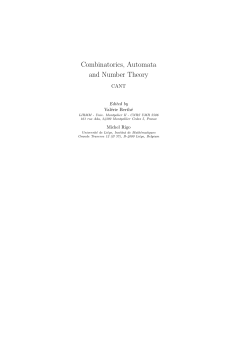 Number representation and finite automata