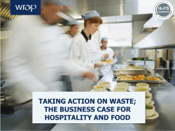 Taking action on food waste: the business case