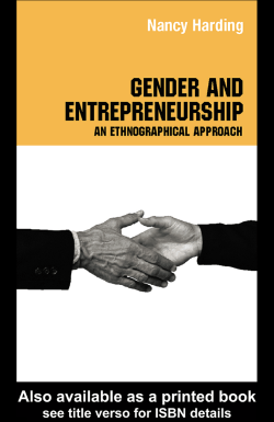 Gender and Entrepreneurship