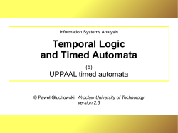 Temporal Logic and Timed Automata