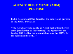 dispute action is ignored and ADM is processed through the BSP by
