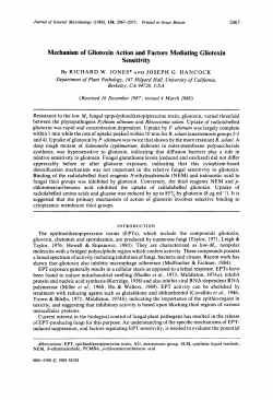 Mechanism of Gliotoxin Action and Factors Mediating