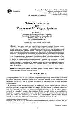 Network languages for concurrent multiagent systems