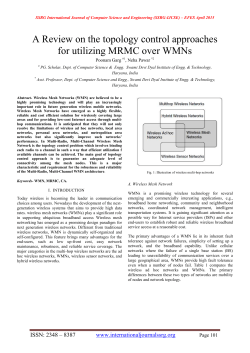 A Review on the topology control approaches for utilizing MRMC