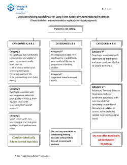 Decision Making Guidelines