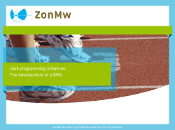 Strategic Research Agenda: priority list