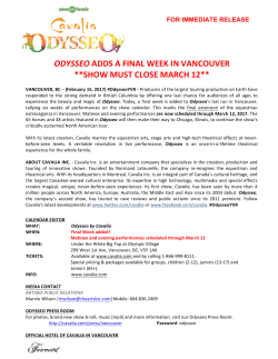 odysseo adds a final week in vancouver **show must