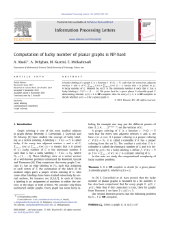 Computation of lucky number of planar graphs is NP-hard