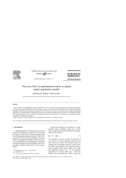 The use of the vec-permutation matrix in spatial matrix