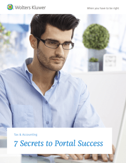 7 Secrets to Portal Success
