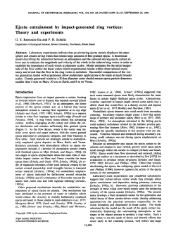 generated ring vortices: Theory and experiments