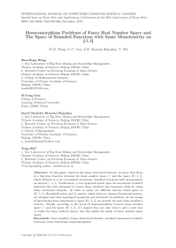 Homeomorphism Problems of Fuzzy Real Number Space and The