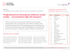 Professional services firms embrace social media