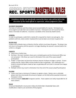 Basketball Rules