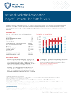 NBA Players Pension Plan Stats-2015