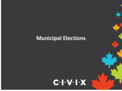 Municipal Elections