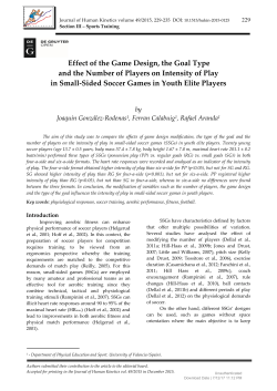 Effect of the Game Design, the Goal Type and the