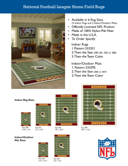 National Football League Home Field Rugs