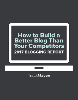 How to Build a Better Blog Than Your Competitors