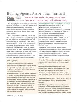 Buying Agents Association formed