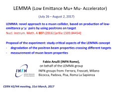 LEMMA (Low EmiXance Mu+ Mu- Accelerator)
