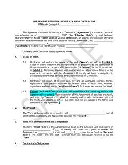 form contract for service contractors