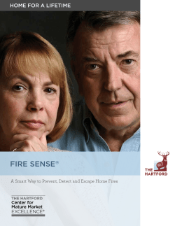 Home For A Lifetime Fire Sense Prevent, Detect