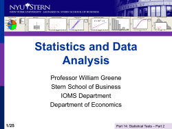 Statistics