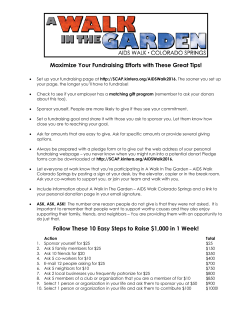 Maximize Your Fundraising Efforts with These Great Tips! Follow