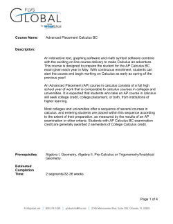 AP Calculus BC