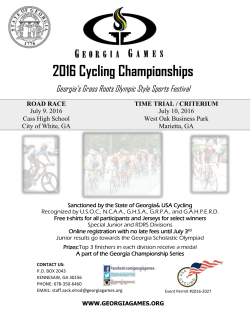 2016 Cycling Championships