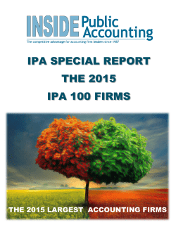 ipa special report the 2015 ipa 100 firms