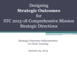 Strategic Outcomes - South Texas College