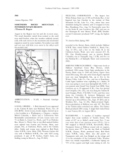 Northwest Field Notes, Annotated / 1981