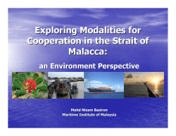 Exploring Modalities for Cooperation in the Strait of Malacca: