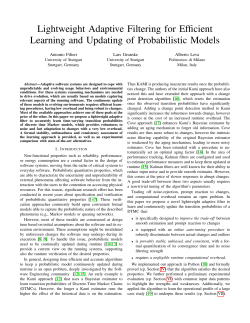 Lightweight Adaptive Filtering for Efficient Learning and Updating of