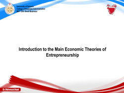 Economic Theories