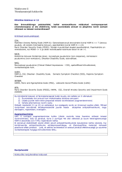 Non-pharmacological treatment