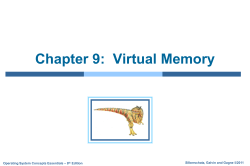 Silberschatz, Galvin and Gagne ©2011 Operating System Concepts