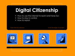 Digital Citizenship - Oakridge Elementary School