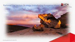 National `Ice` Action Strategy: Introducing Kangaroo Island