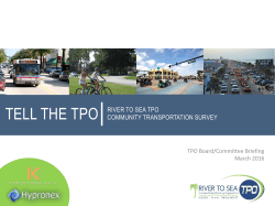 Tell the TPO Survey Presentation
