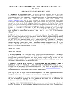 HONDA RIDGELINE IN GAME EXPERIENCE AND CAR GIVEAWAY