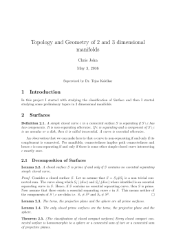Topology and Geometry of 2 and 3 dimensional